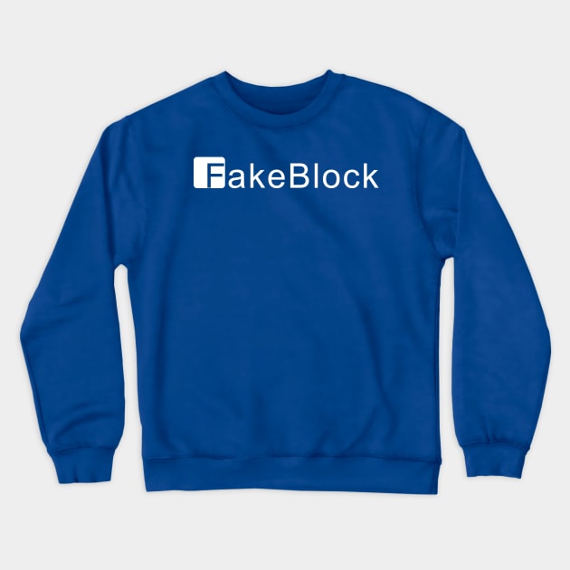 A Fake Block Crewneck Sweatshirt by nickbeta